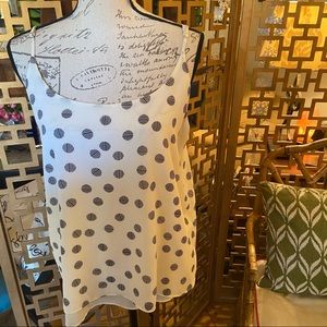 Cynthia Rowley Cami Blouse Polka Dots